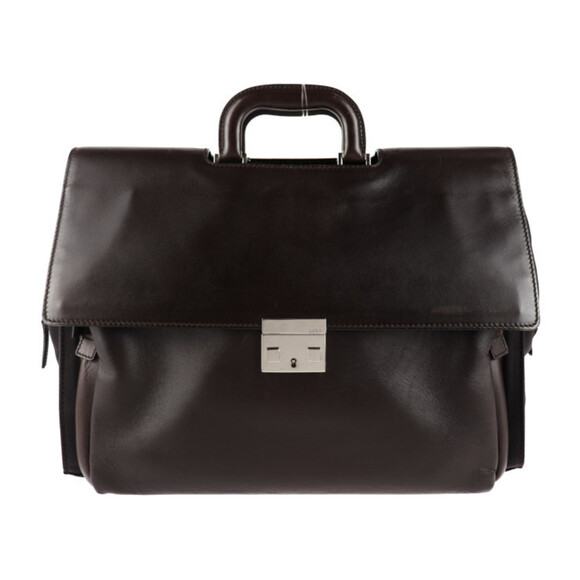 GUCCI Brown Leather Shoulder Bag - Picture 1 of 9